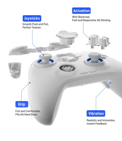 Flydigi Direwolf 4 Wireless Gamepad Controller Wired Gaming Console Support PC /Switch/Phone/Tablet Computer Video Gaming Player