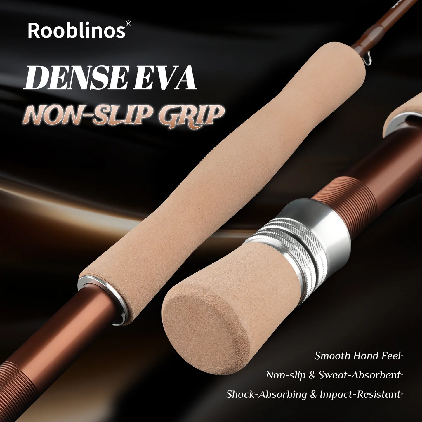 ROOBLINOS Flugfiskespö 4/5wt 9ft (2,7m) – Ultralätt Kolfiber Fast Action Sötvatten 2026