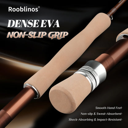 ROOBLINOS Flugfiskespö 4/5wt 9ft (2,7m) – Ultralätt Kolfiber Fast Action Sötvatten 2026