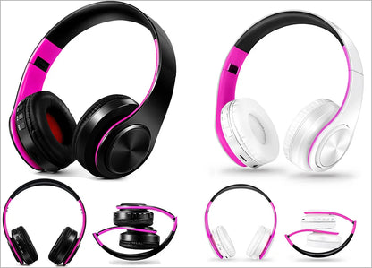 CATASSU Bluetooth 5.3 Headset Over-Ear – MP3 FM-radio 20h 400mAh Minnesskum Hopfällbar CE/FCC/RoHS Smartphone TV PC Surfplatta