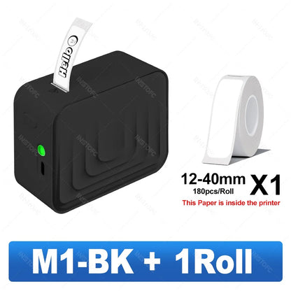 Marklife M1 Trådlös Bluetooth Termisk Etikettskrivare – Bläckfri Mini Portabel App-styrd 12–15mm Hem Kontor 2026