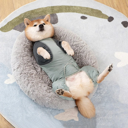 Dog Pajamas Onesie Summer Sun Protection Quick-Dry Bodysuit Clothes Anti-shedding Full Body Pet Jumpsuit for Medium Large Dogs