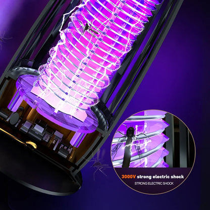 2026 USB Rechargeable Fly Trap Electric Mosquito Killer Lamp Mute Insect Repellent For Outdoor Indoor Anti Mosquito Zapper New