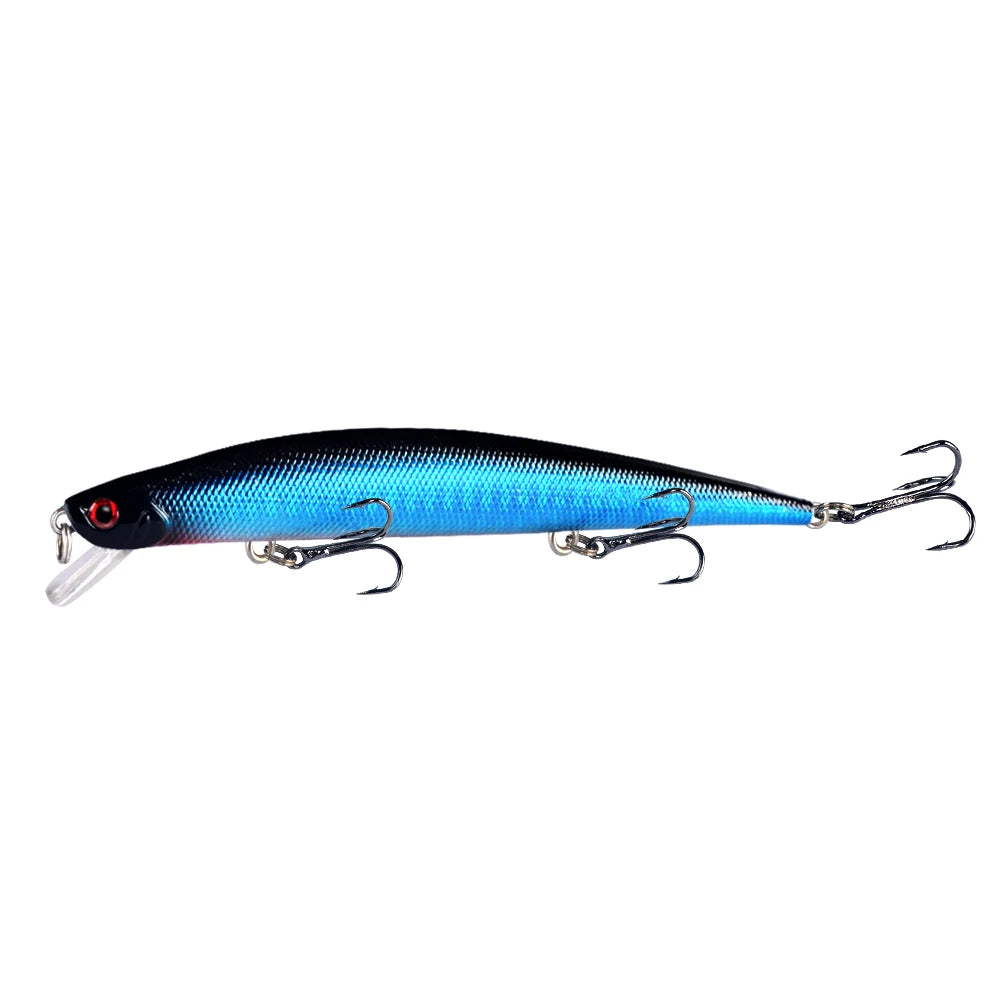1pcs Fishing Lures 12.5cm/12g Minnow Lure Rattling High Quality Hard Bait Crankbait Wobbler Fishing Tackle Leurre Peche For Pike