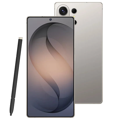 Smartphone S26 Ultra Original Android 15 Face Recognition Mobile Phones 5G Dual Card 7800mAh 7.3 inch Global Version Cellphones