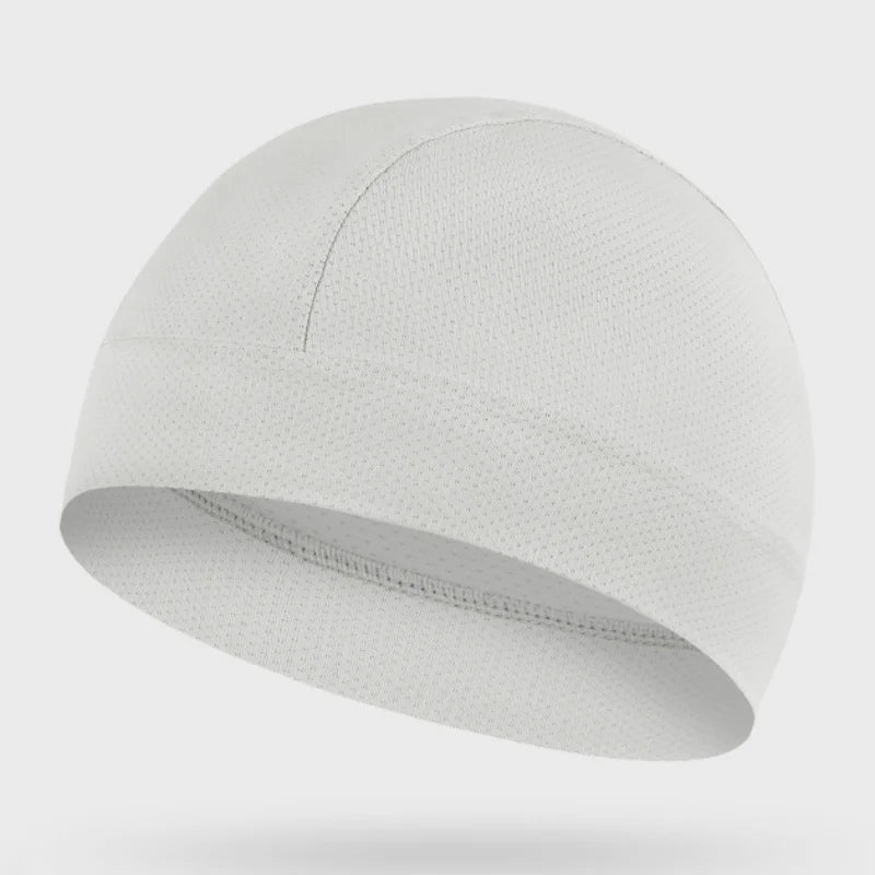 Men Women Quick Dry Breathable Mesh Skull Beanie Cap Sweat Absorbent Sports Cap Under Helmet Liner Moisture Wicking Cycling Hat