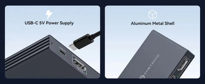 MZX MST-splitter för tre skärmar, DisplayPort eller USB-C