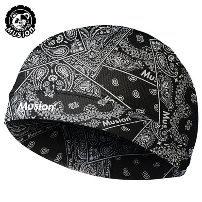 Musion Original Design Motorcycle Head Cover Helmet Cap  Moisture Wicking Dry Fit Skull CapHelmet Inner Helmet for Cycling