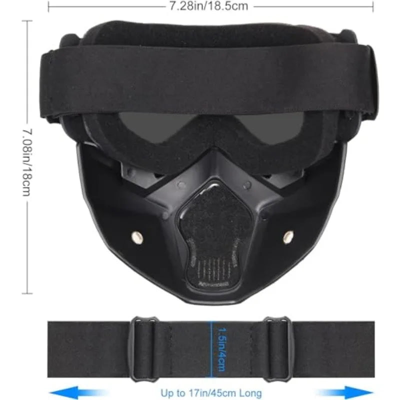 Taktisk helhjälm MICH ABS med visir och NVG-fäste