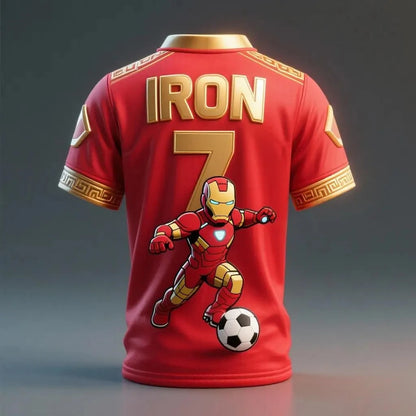 Bestseller-Spring/Summer Children's 3D Cool Print T-Shirt for Boys and Girls for Outdoor Activities.High-quality,breathable top.