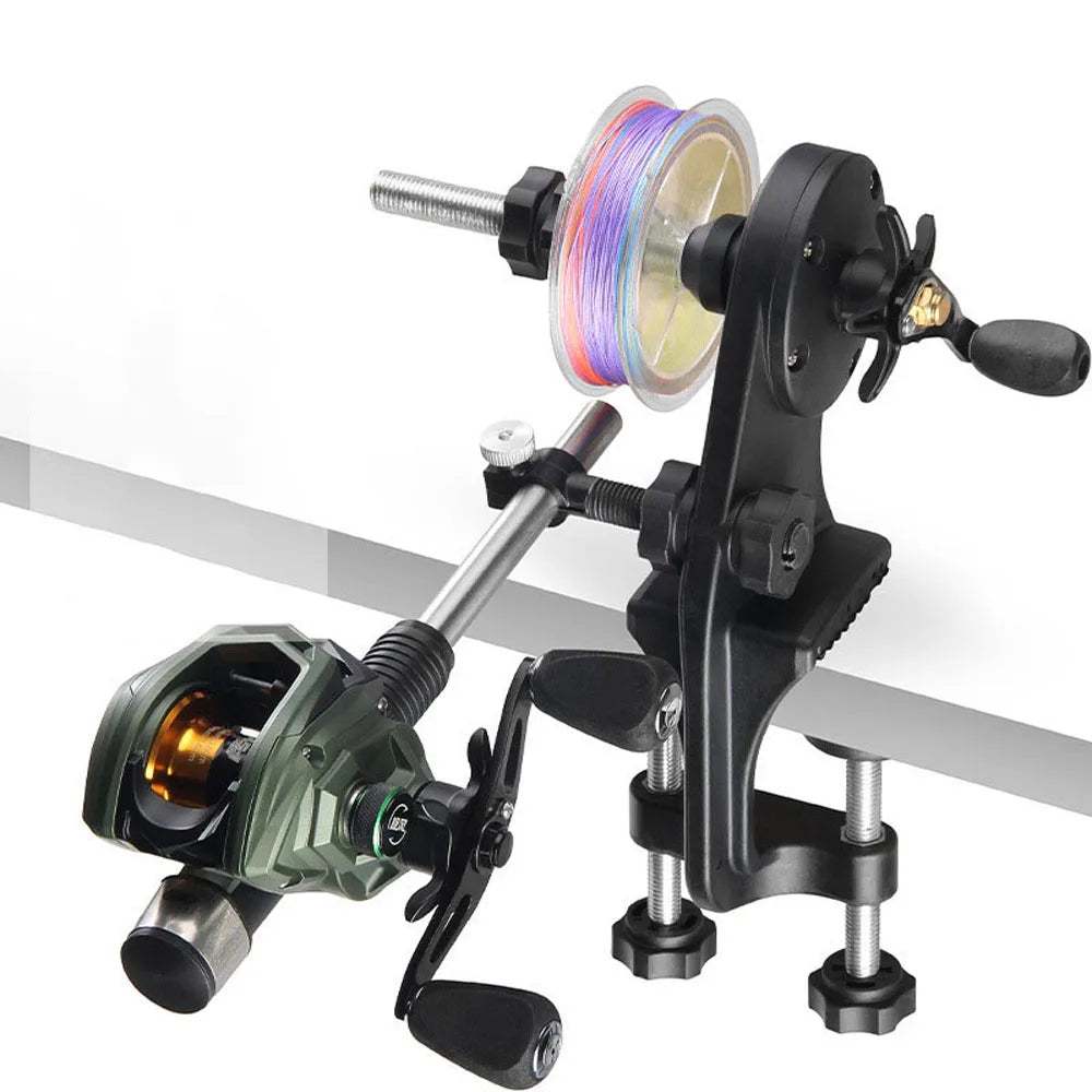 Adjusted Fishing Line Spool Winder System High Speed 2+1BB Spooler Baitcasting Spinning Reel Lines Winding Machine Tackle Tools