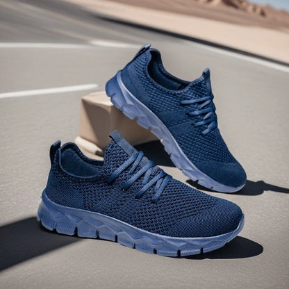 Mesh-sneakers för herr & dam – Lätta, andningsbara, löpning & vardag, storlek 35–48, 5 färger