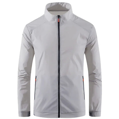 Unisex Lättviktig Friluftsjacka – Vattentät Snabbtorkande Skin Jacket för Vandring, Camping & Fiske, 3 Färger