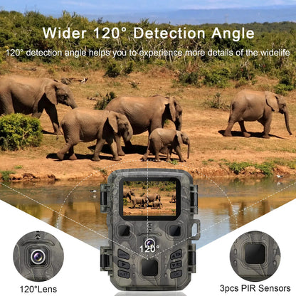 Jaktkamera Mini301 20MP 1080P Mörkerseende
