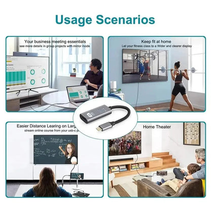 USB-C till HDMI-adapter 4K 30/60 Hz – 10 cm