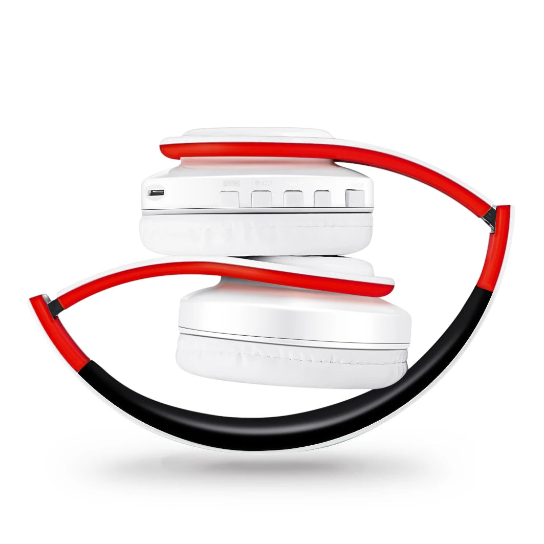 CATASSU Bluetooth 5.3 Headset Over-Ear – MP3 FM-radio 20h 400mAh Minnesskum Hopfällbar CE/FCC/RoHS Smartphone TV PC Surfplatta