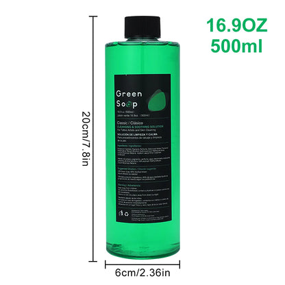 500/250/40ml Tattoo Green Soap Blue Soap Highly Concentrated Cleaning Soap Skin Cleansing Solution Algae Soap Tattoo Accessories