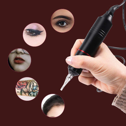 Wireless Tattoo Kit Rotary Tattoo Pen Machine 1200mAh Mini Battery Cartridge Needles Ink Set Permanent Makeup Tattoo Kits