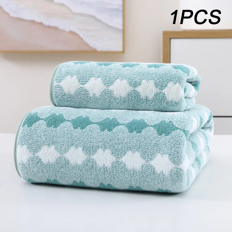 Thickening High Quality Bamboo Charcoal Coral Velvet Fiber Bath Towel Super Absorbent And Quick Drying Bath Towel Bathroom Use