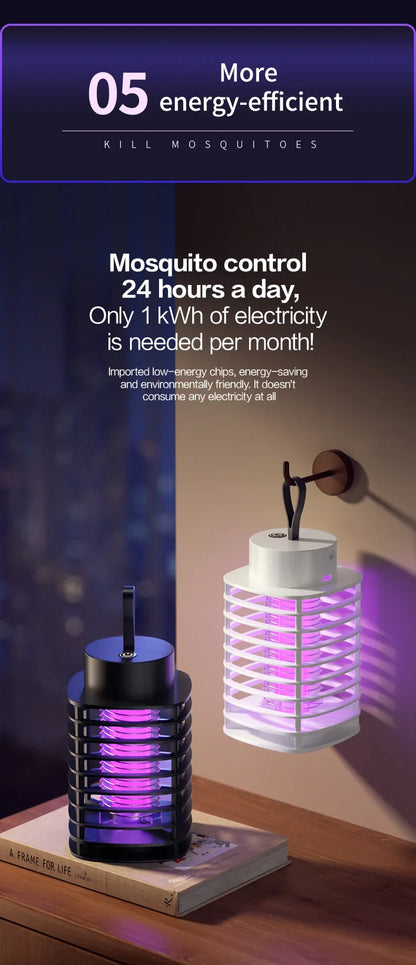 Mosquito Killer Lamp LED Bug Zappers Indoor Mosquito Zappers Fly Zappers Light Trap for Home Kitchen Backyard Garden Camping Pat