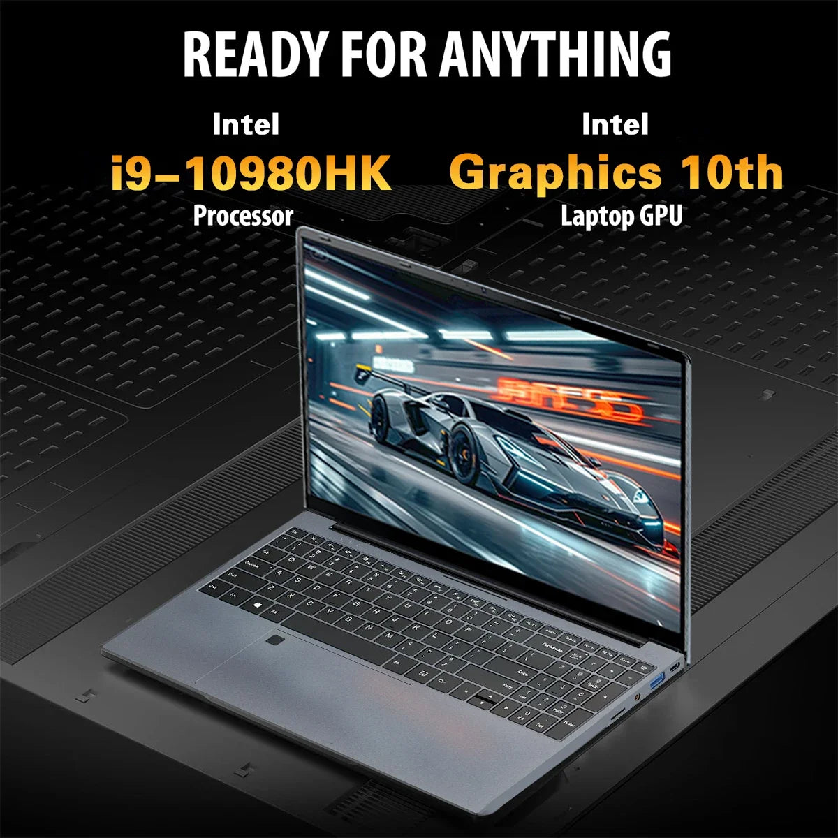 15.6“ Gaming Laptop Intel Core i9-10980HK Windows 11 Pro 32GB RAM 2TB SSD Ultra Slim Notebook FHD Fingerprint Unlock Office PC
