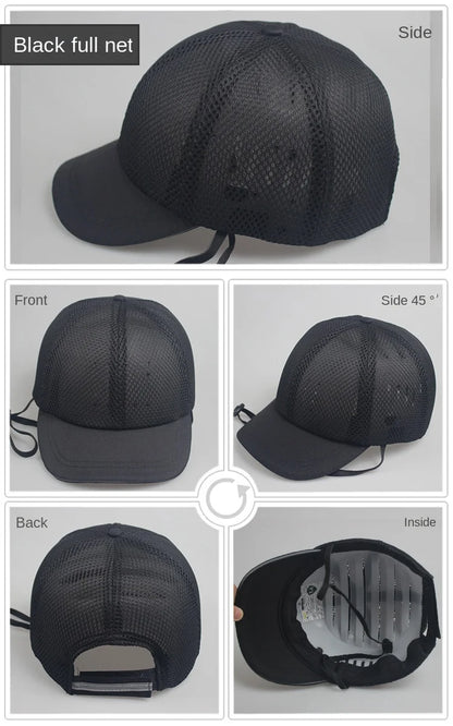 Bump Hat for Safety Baseball Cap Style Hard Hats for Adult Men Women Breathable Lightweight for Head Protection Short Brim