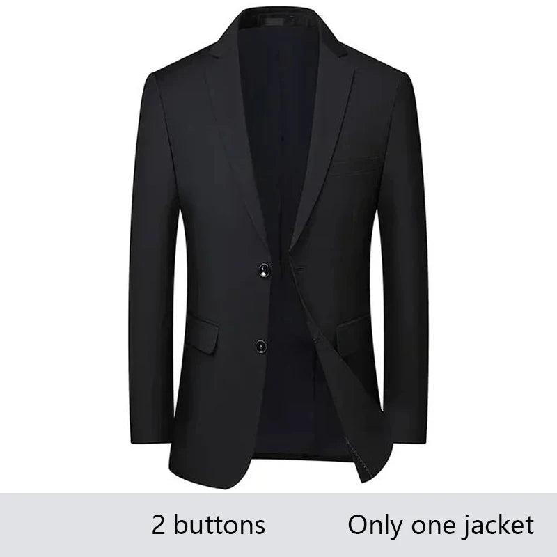 High Quality Men Suits For Wedding 2 Pieces 3 Sets Blazers Stretch Elegant Formal Jackets Vest Pants Full 2025 Tailored Costume