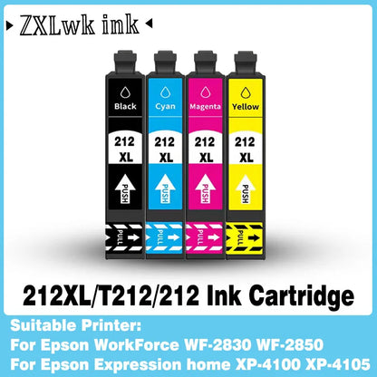 212 212XL T212 Bläckpatron kompatibel med Epson