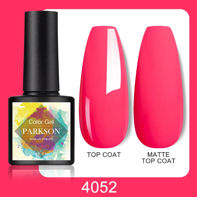 Parkson No Wipe Top Base Coat Nail Gel polish Design Enhancer Varnish Semi Permanent Soak Off UV LED Nail Art Tool