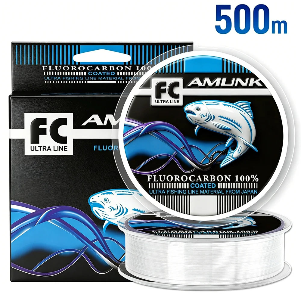 Thornsline 300m 100% Fluorocarbon Coating Fishing Line Japan Super Strong Sinking Monofilament Leader Abrasion Resistant Wire