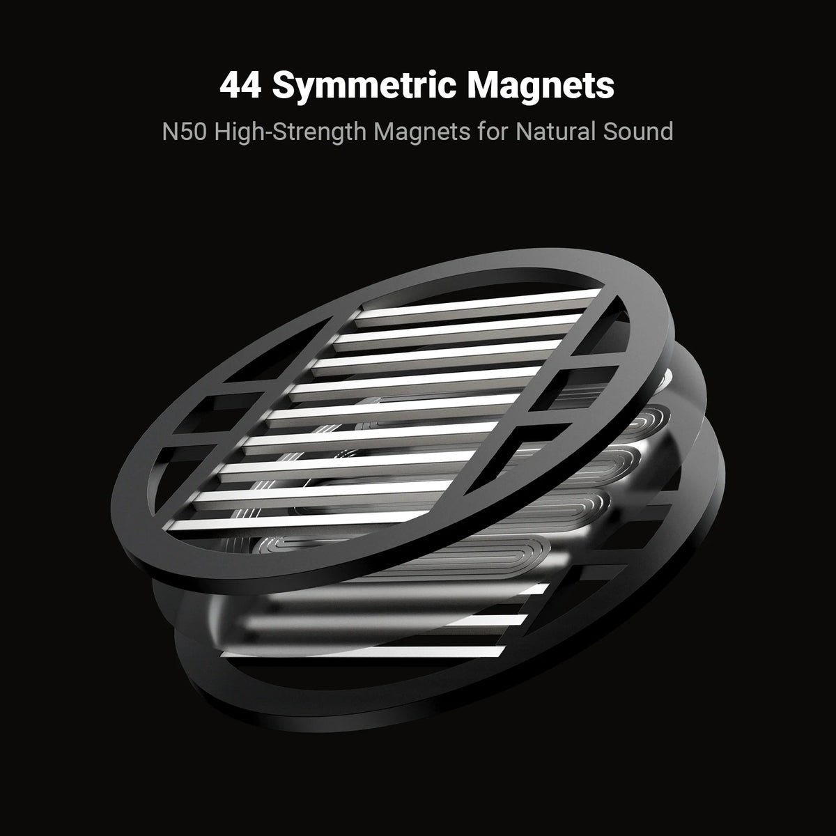 Fosi Audio i5 öppna over-ear-hörlurar med 97 mm planmagnetiska element