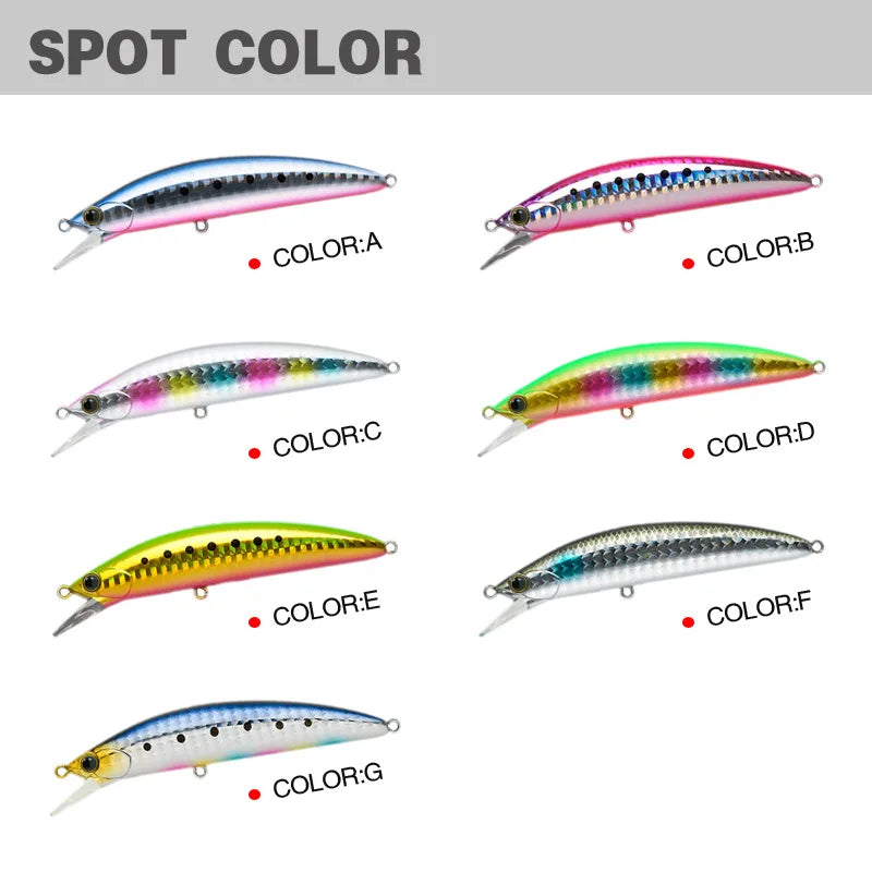 Sunken Minnow Swinger Bait 90mm 28g Hot Type Fishing Kit Bait Fishing Gear Hard Bait 3D Eye Long Cast Crank Bait Fishing