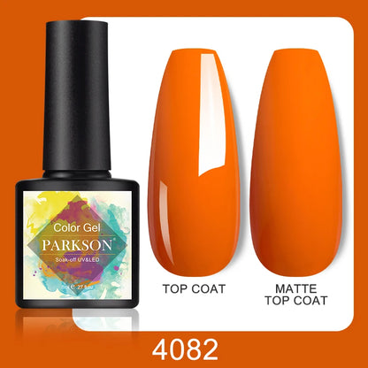 Parkson No Wipe Top Base Coat Nail Gel polish Design Enhancer Varnish Semi Permanent Soak Off UV LED Nail Art Tool
