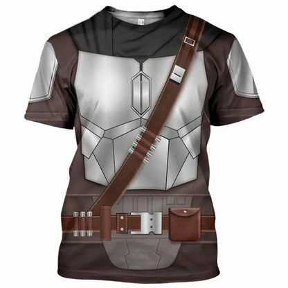 Fashion Men's T-Shirts Darth Vader Cosplay Summer 3D Printed Short Sleeve Street Casual Comfortable Quick-Drying Men's Clothing