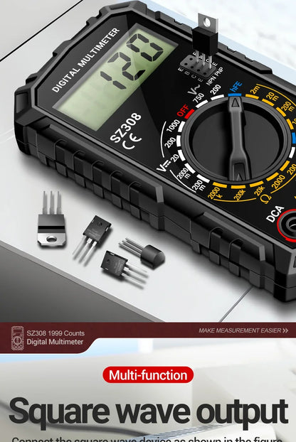 ANENG SZ308 digital multimeter med VD802-spänningspenna