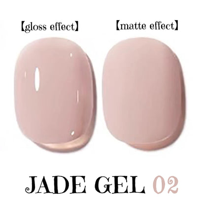 1-24pcs WS Jelly Jade Nude Pink Gel Nail Polish Natural Pink Translucent Color LED UV Gel Soak Off For Home Salon Nail Art DIY