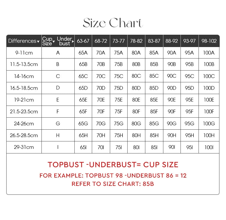 Halvkupa Push-Up Spets-BH med rosett