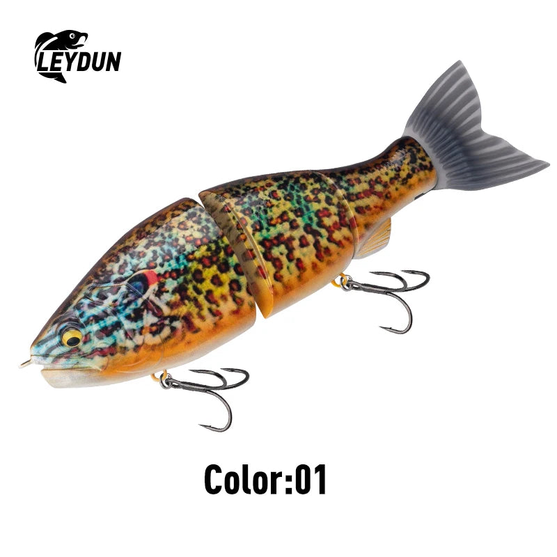 LEYDUN JOINTED CLAW SATCHET 184mm 2.5OZ Fishing Lures Joint Body Glide Swimbaits Floating Powerful S-Shaped Big Hard Baits Bass