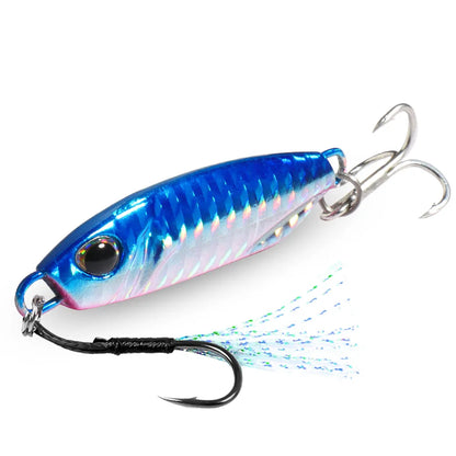 Metal Jig Fishing Lure 10g 20g 30g 40g Shore Casting Swimbait Spoon Spiner Laser LAKE Pesca Ocean Tackle Wobbler Artificial Bait