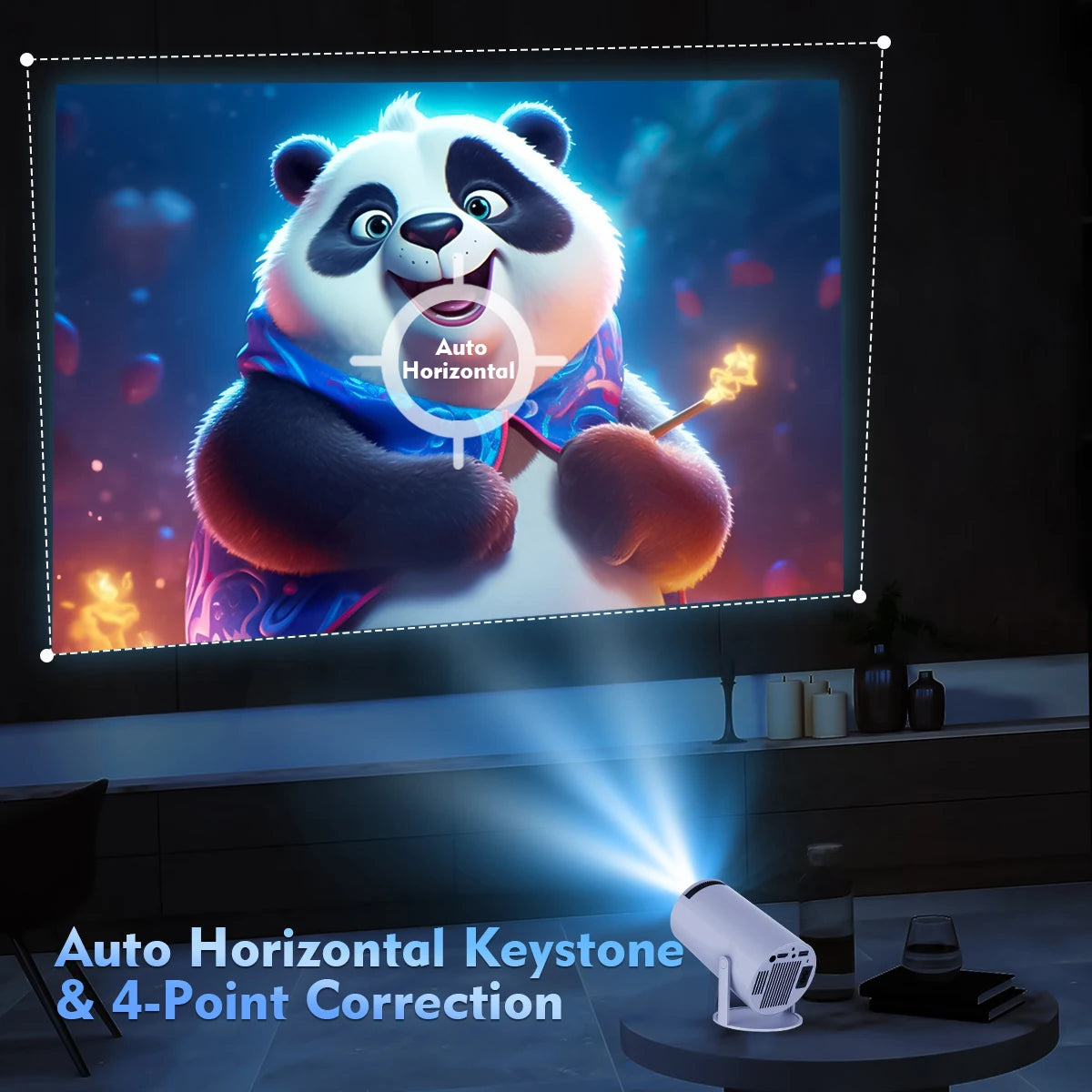 Magcubic HY300 Pro 8K HD Projector Android14 Dual Wifi6 290ANSI Allwinner H726 BT5.0 1280*720 Home Cinema Outdoor Projetor HY300