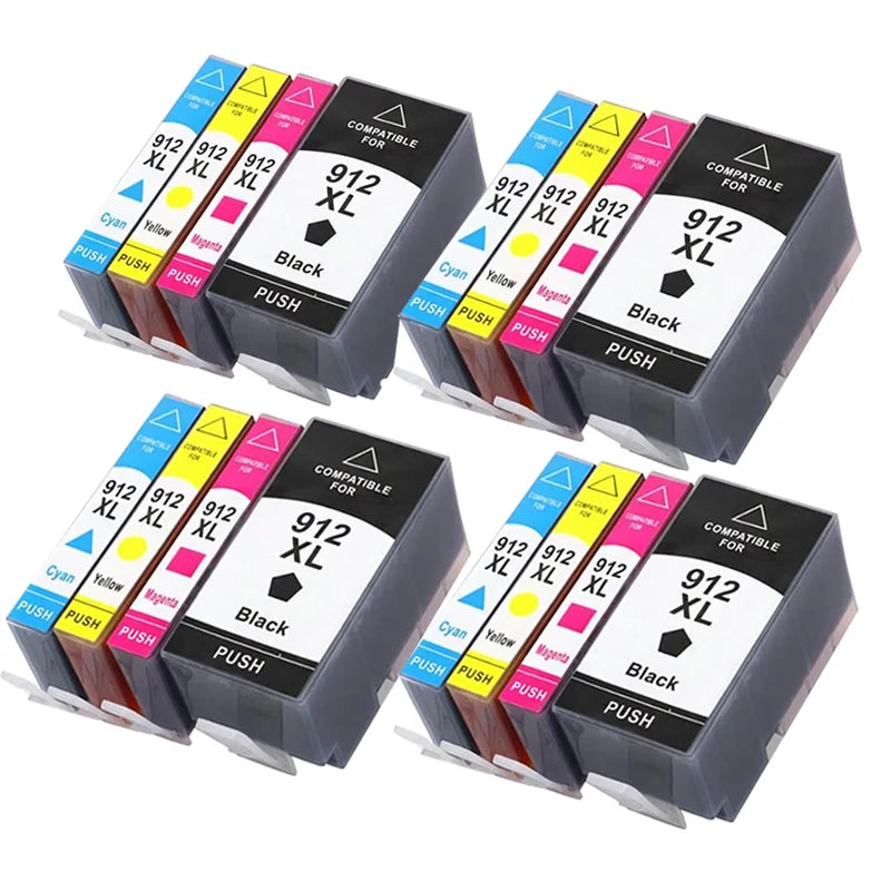För HP 912 912XL Bläckpatron OfficeJet 8020 8022 8023 8024 8025 8026 8028 8010 8012 8013 8014 8015 8017 8018 Skrivare