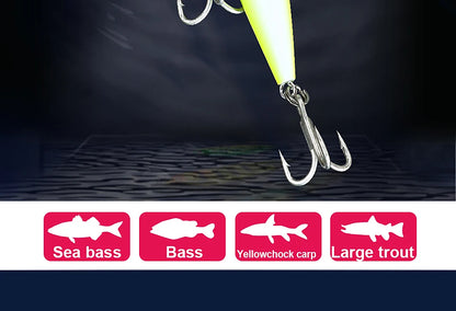 FJORD 110S 37g 90S 29g 70S 17g Heavy Sinking Minnow Fishing Lures Saltwater Freshwater Long Casting Sea Artificial Bait Jerkbait