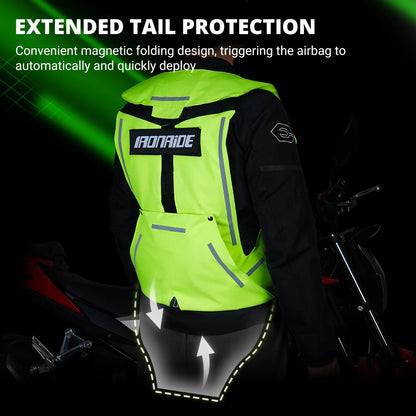 Motorcycle Jacket Motorcycle Air Bag Vest Reflective Motocross Racing Airbag Vest Moto Riding CE Protector Motorcycle Equipment