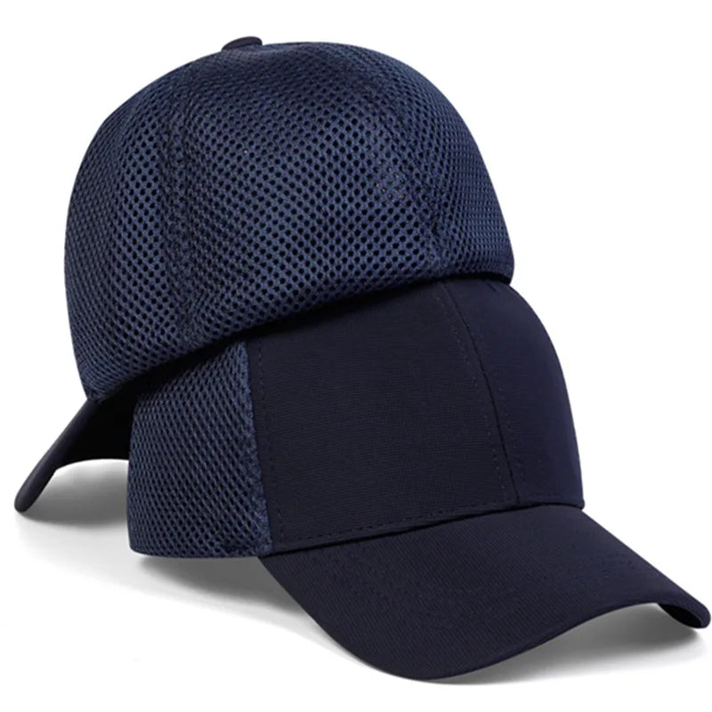 Adult Back Closed Baseball Cap for Small Head Lady Man Blank Hiphop Snapback Hat Fitted Flat Caps 58cm to 60cm