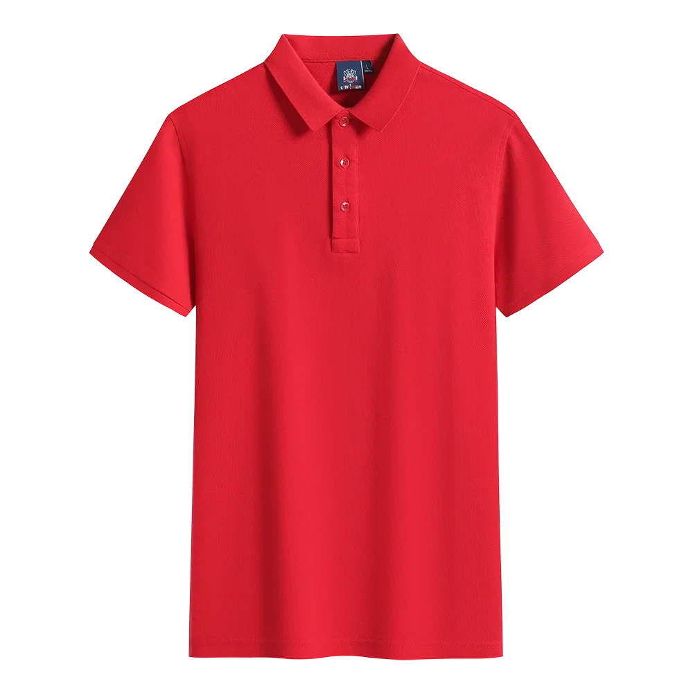 Polo-shirt med Eget Tryck eller Logotyp – 100% Bomull, Unisex S–6XL (Asian)
