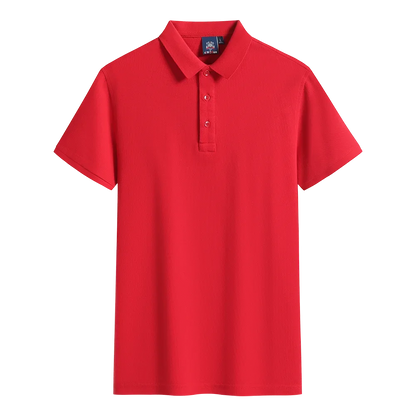 Polo-shirt med Eget Tryck eller Logotyp – 100% Bomull, Unisex S–6XL (Asian)