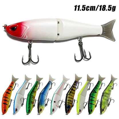 11.5cm 18.5g Balam Glide Bait Swimbait Joint Giant Pike Bass Fishing Lure Hard Bait Catfish Saltwater Lures Leurre De Pêche