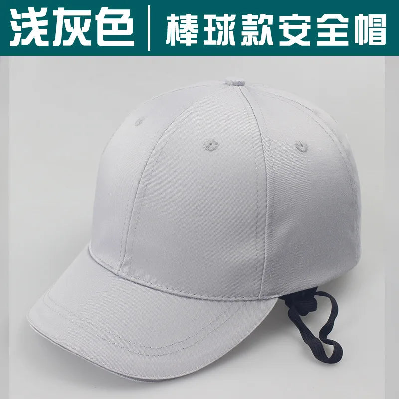 Bump Hat for Safety Baseball Cap Style Hard Hats for Adult Men Women Breathable Lightweight for Head Protection Short Brim