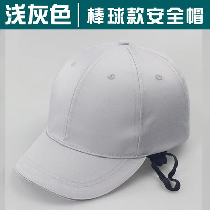 Bump Hat for Safety Baseball Cap Style Hard Hats for Adult Men Women Breathable Lightweight for Head Protection Short Brim