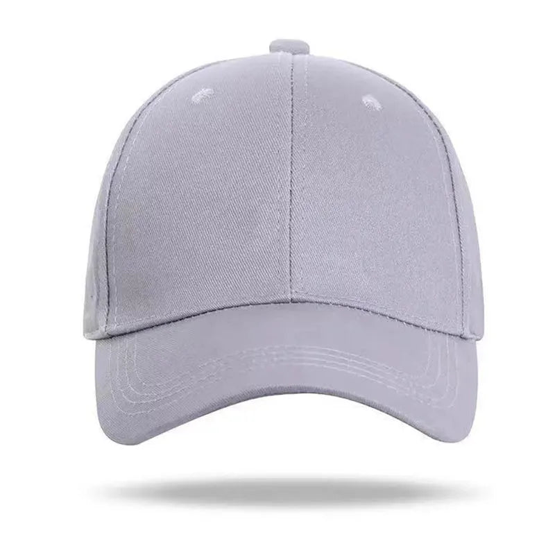 Customized LOGO Men's And Women's Adjustable Baseball Cap Printed Embroidery Peaked Cap Casual Solid Color Hip-Hop Hat